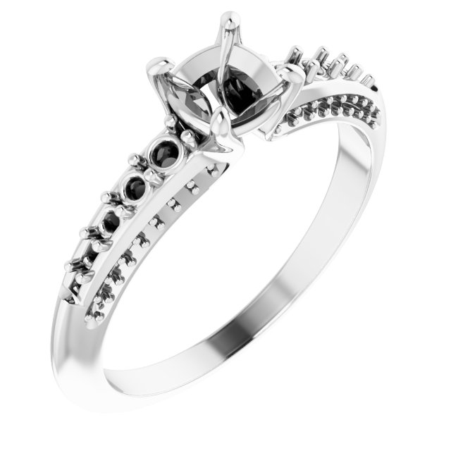 Accented Engagement Ring