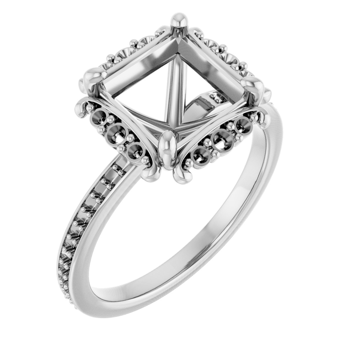 Halo-Style Engagement Ring