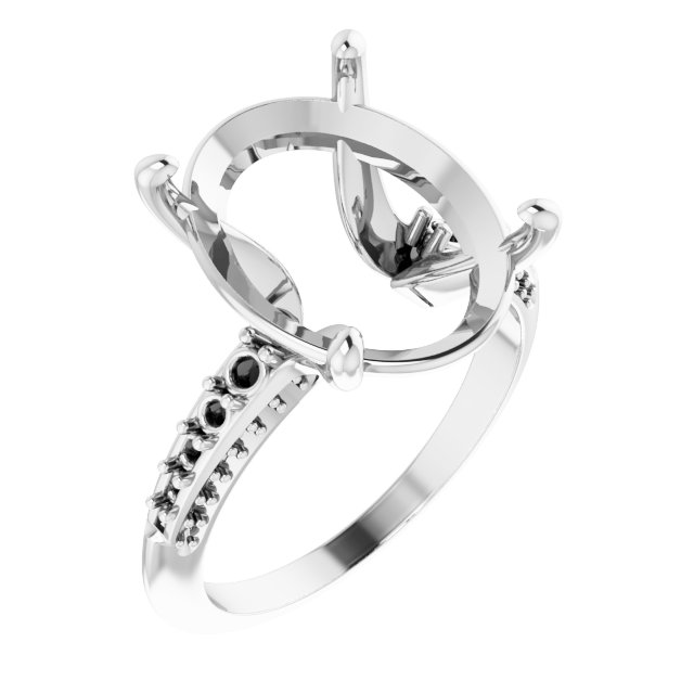 Accented Engagement Ring