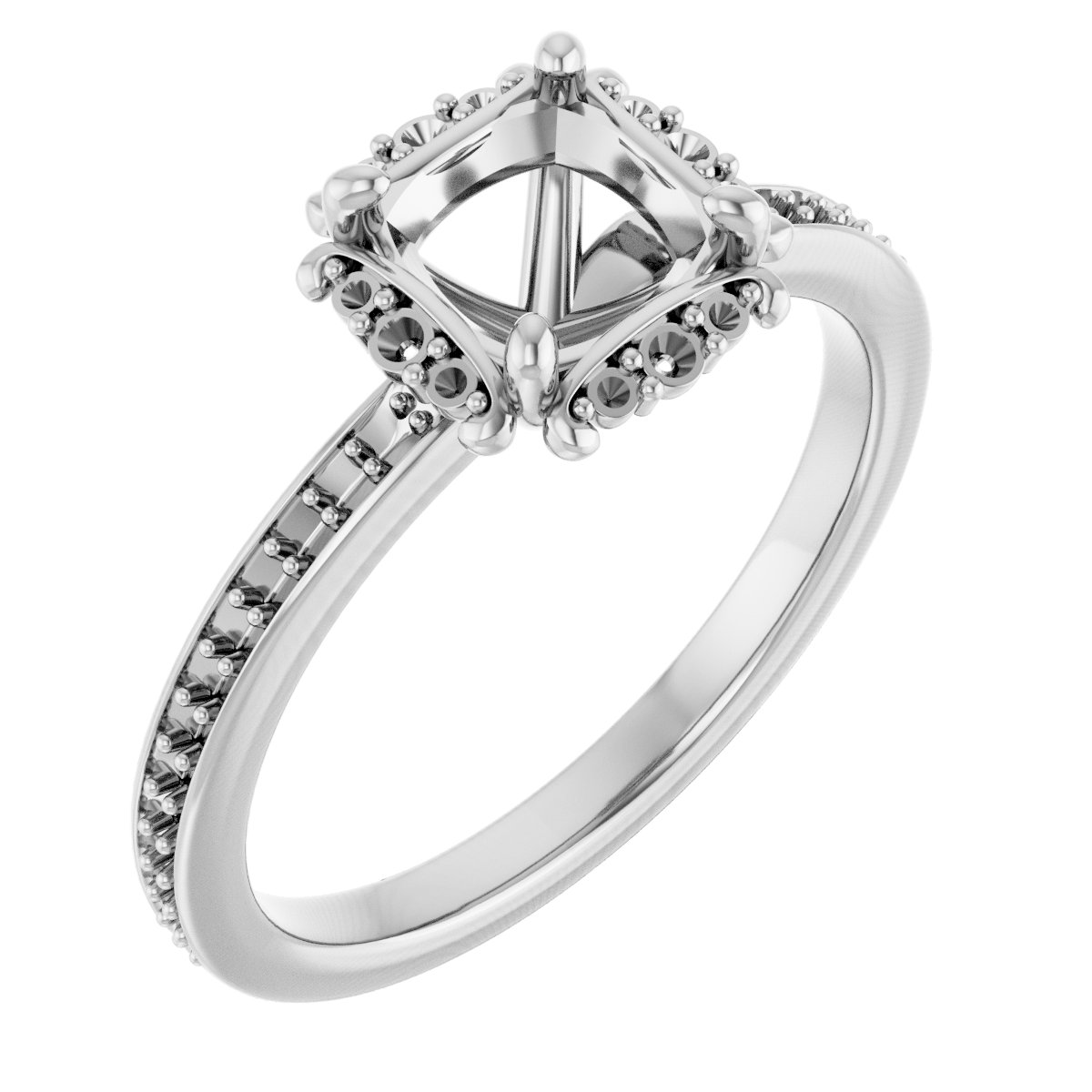 Halo-Style Engagement Ring