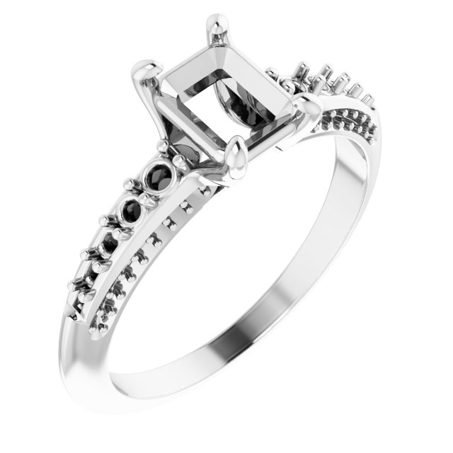 Accented Engagement Ring