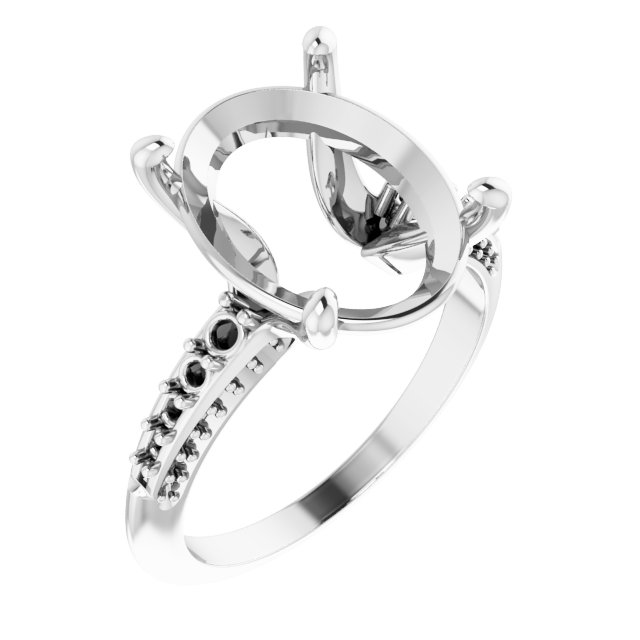Accented Engagement Ring