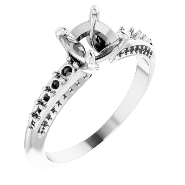 Accented Engagement Ring