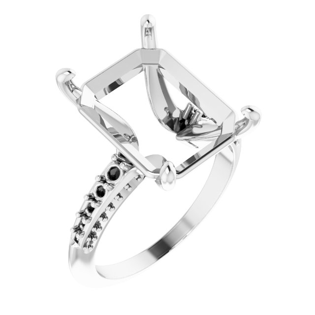 Accented Engagement Ring