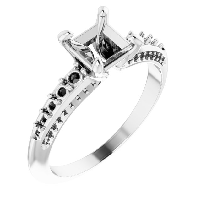 Accented Engagement Ring