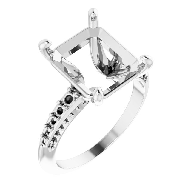 Accented Engagement Ring
