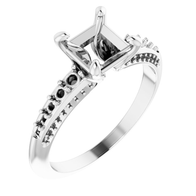 Accented Engagement Ring