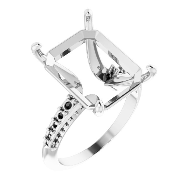 Accented Engagement Ring