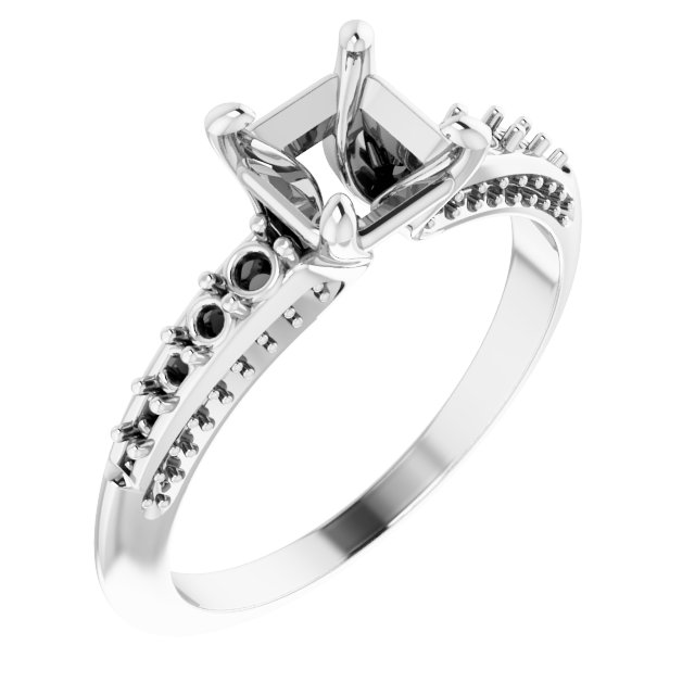 Accented Engagement Ring