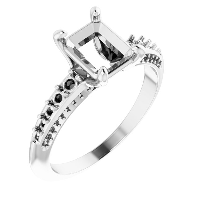 Accented Engagement Ring