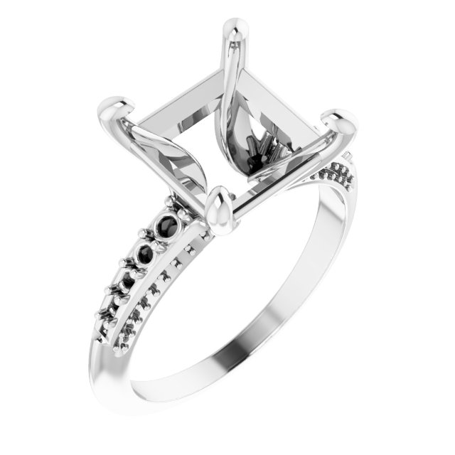 Accented Engagement Ring