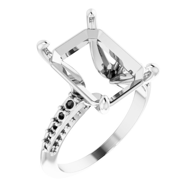 Accented Engagement Ring