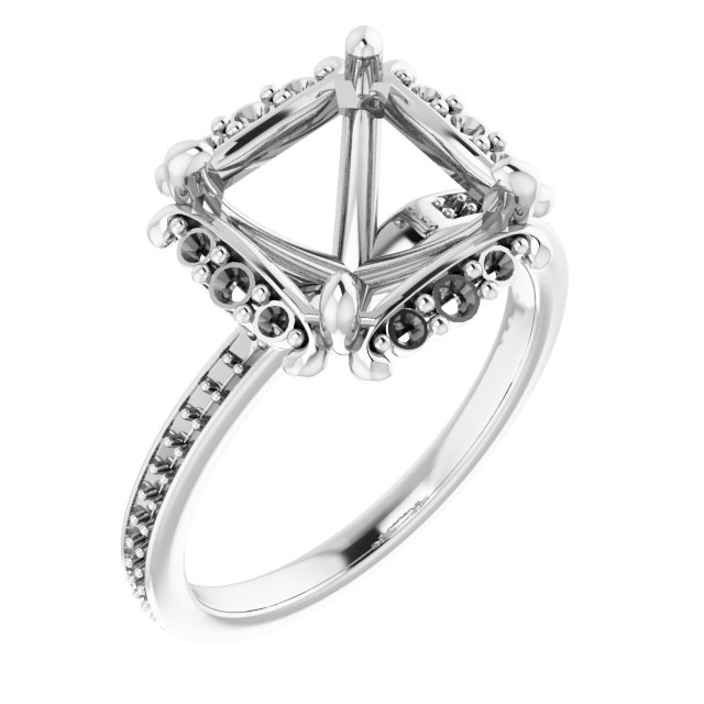 Halo-Style Engagement Ring