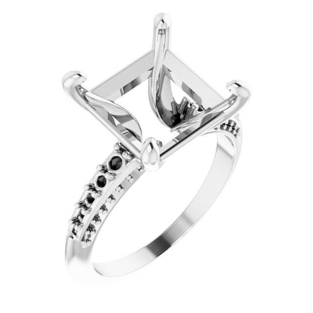 Accented Engagement Ring
