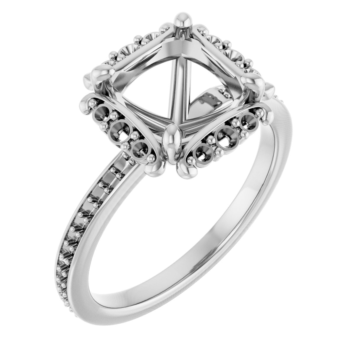 Halo-Style Engagement Ring
