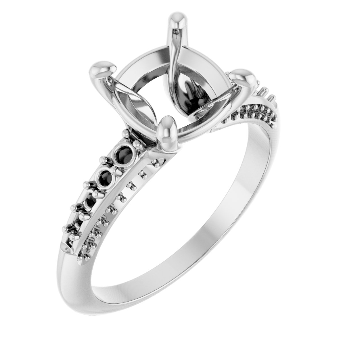 Accented Engagement Ring