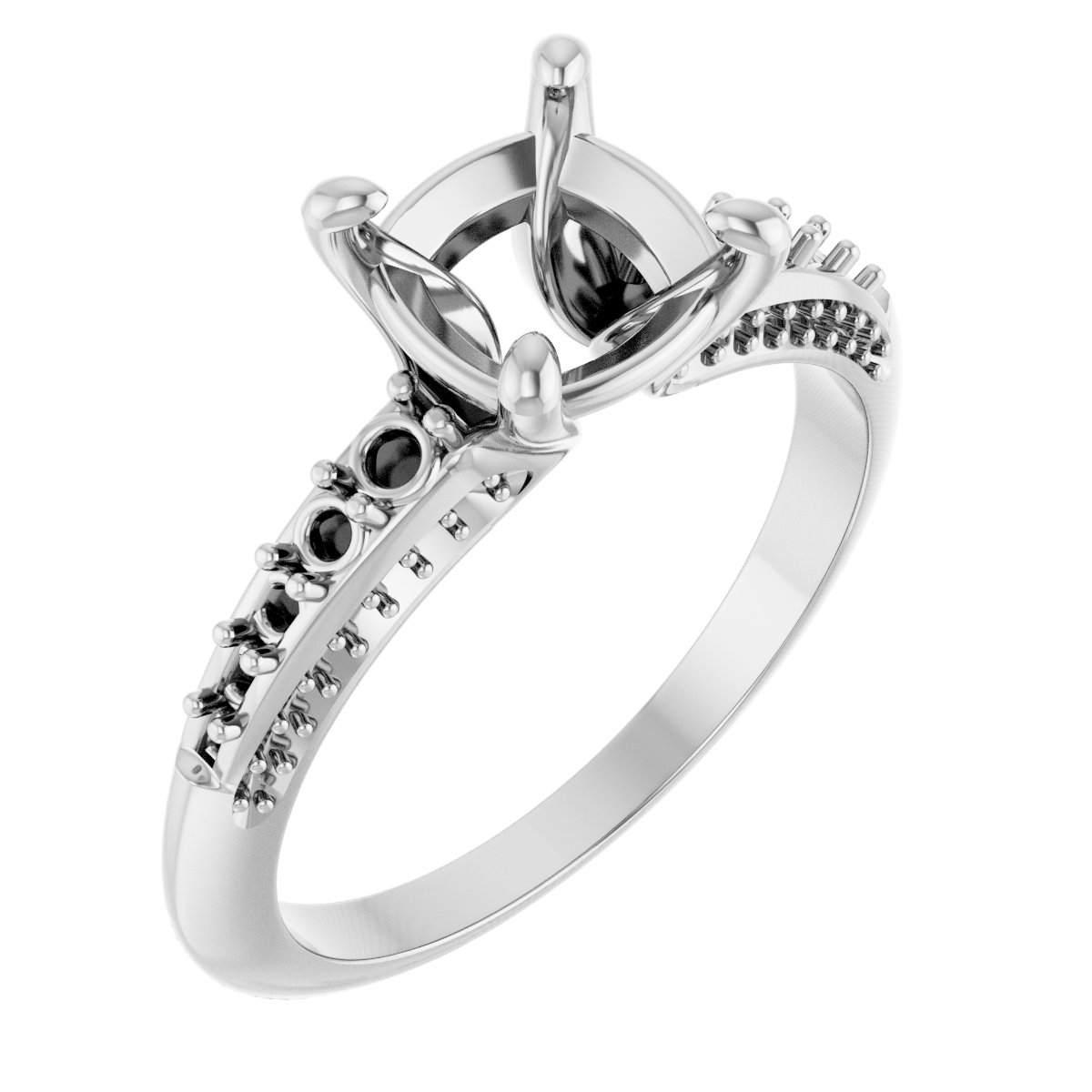 Accented Engagement Ring