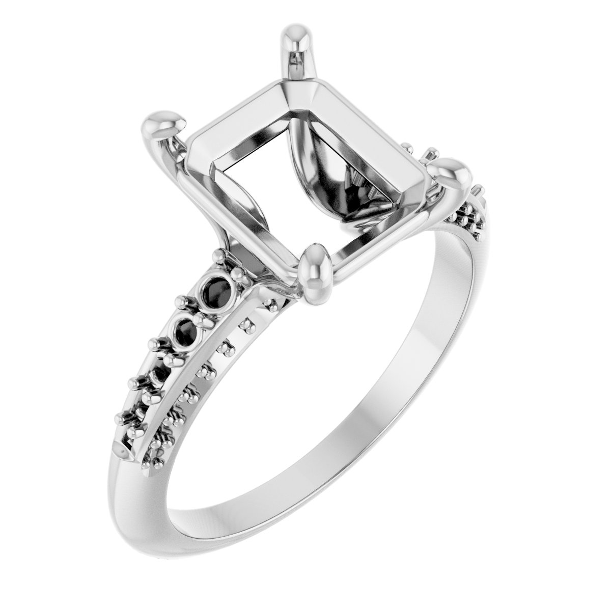 Accented Engagement Ring