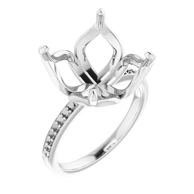 Accented Engagement Ring