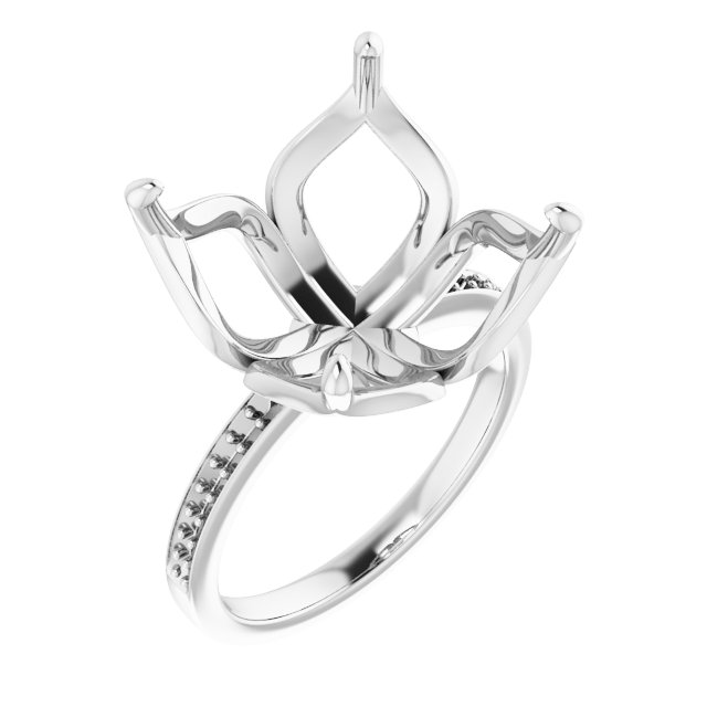 Accented Engagement Ring