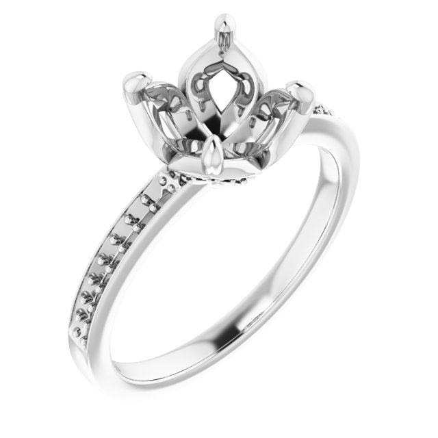 Accented Engagement Ring