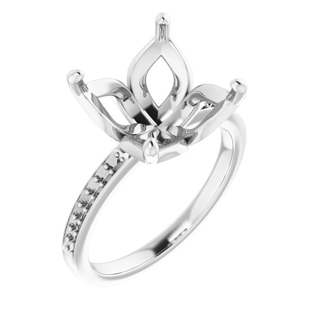 Accented Engagement Ring