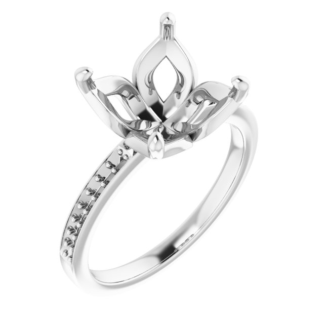 Accented Engagement Ring