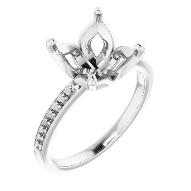 Accented Engagement Ring