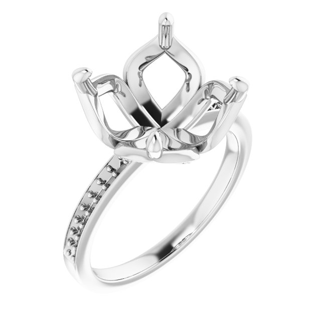 Accented Engagement Ring