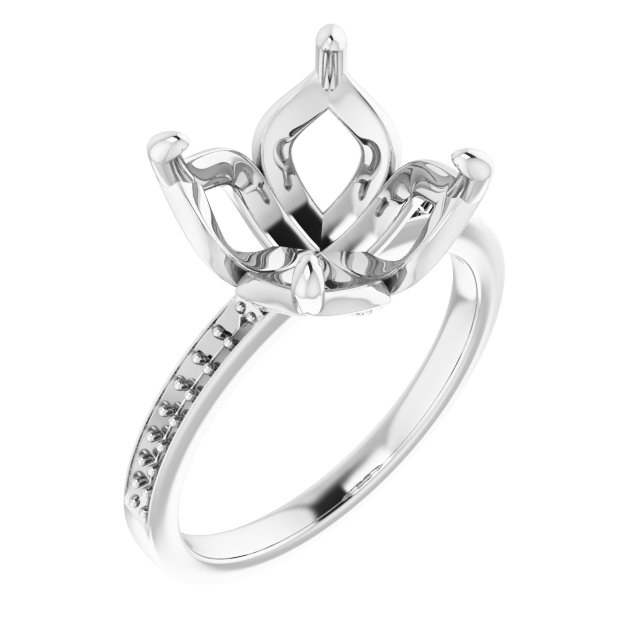 Accented Engagement Ring