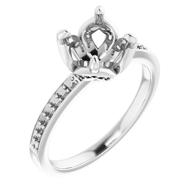 Accented Engagement Ring
