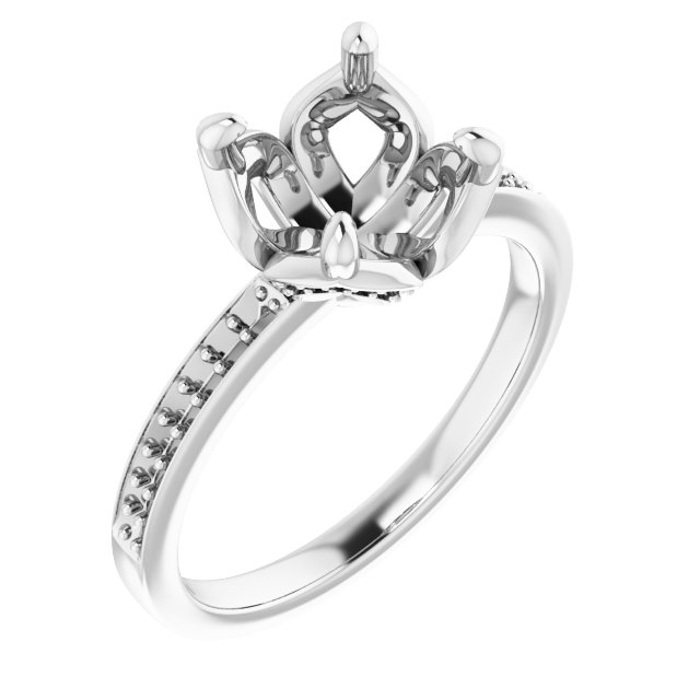 Accented Engagement Ring