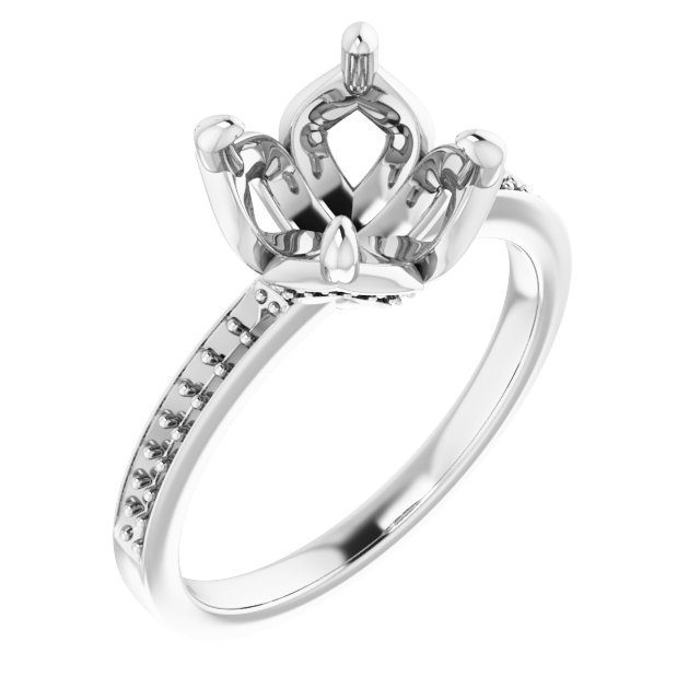Accented Engagement Ring