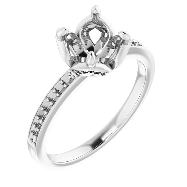 Accented Engagement Ring