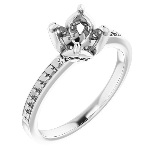 14k White Gold