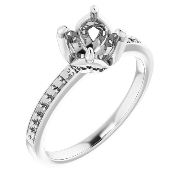 Accented Engagement Ring