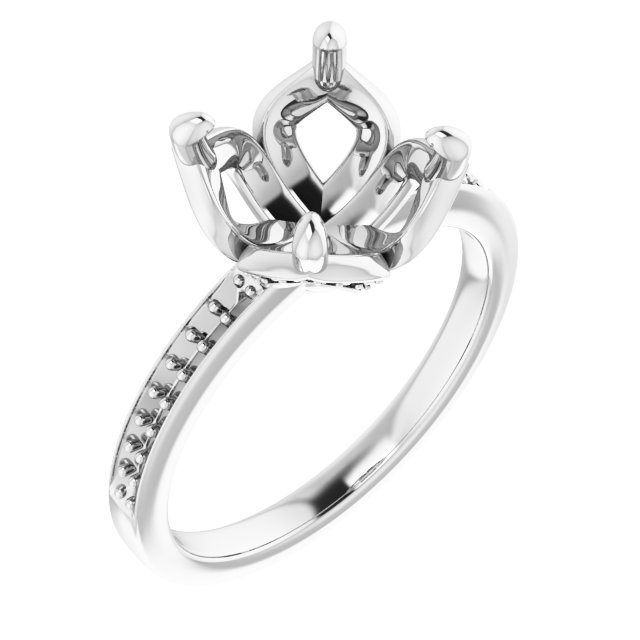 Accented Engagement Ring