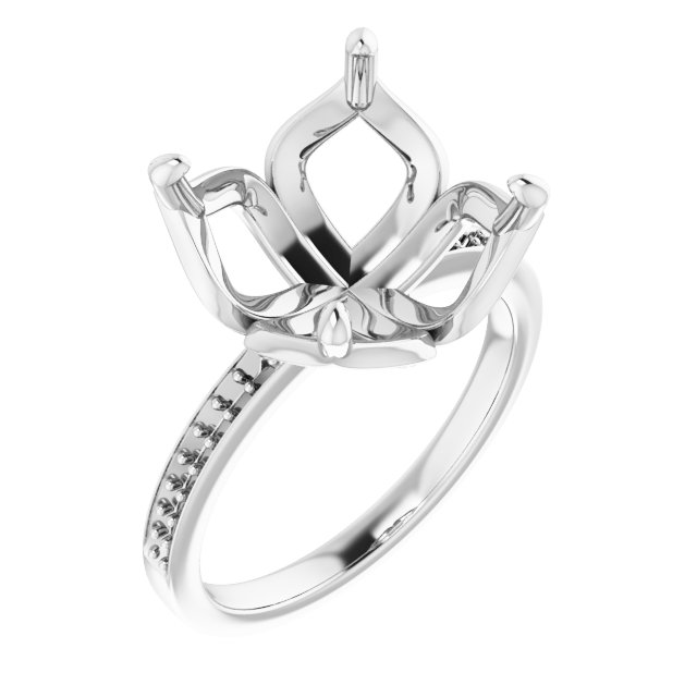 Accented Engagement Ring