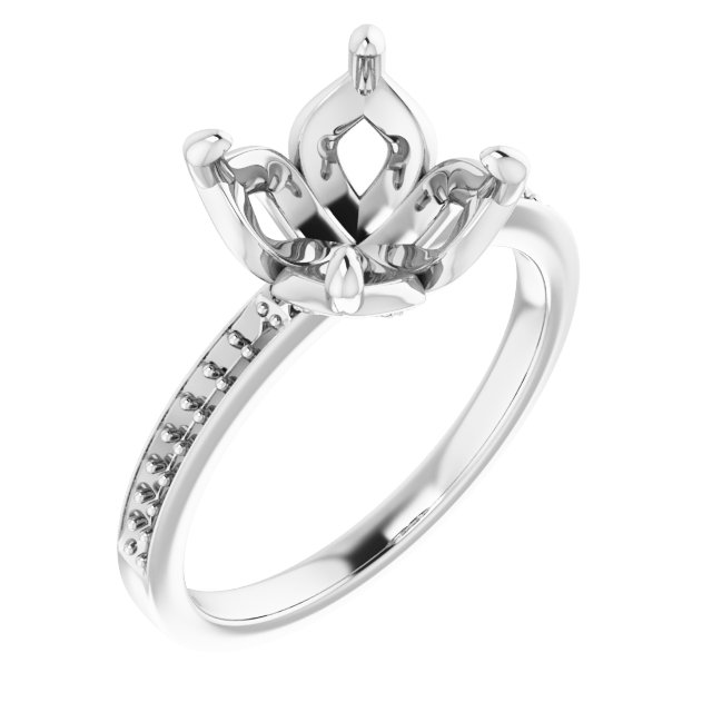Accented Engagement Ring