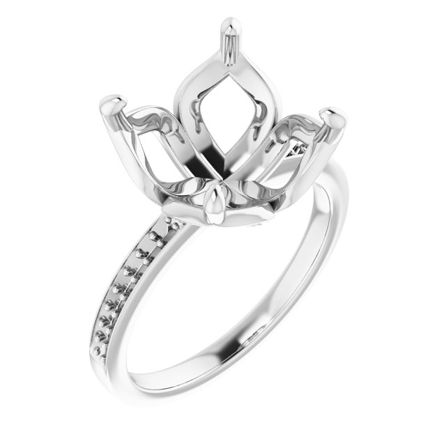 Accented Engagement Ring
