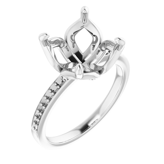 Accented Engagement Ring