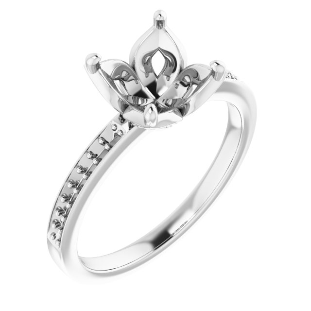 Accented Engagement Ring