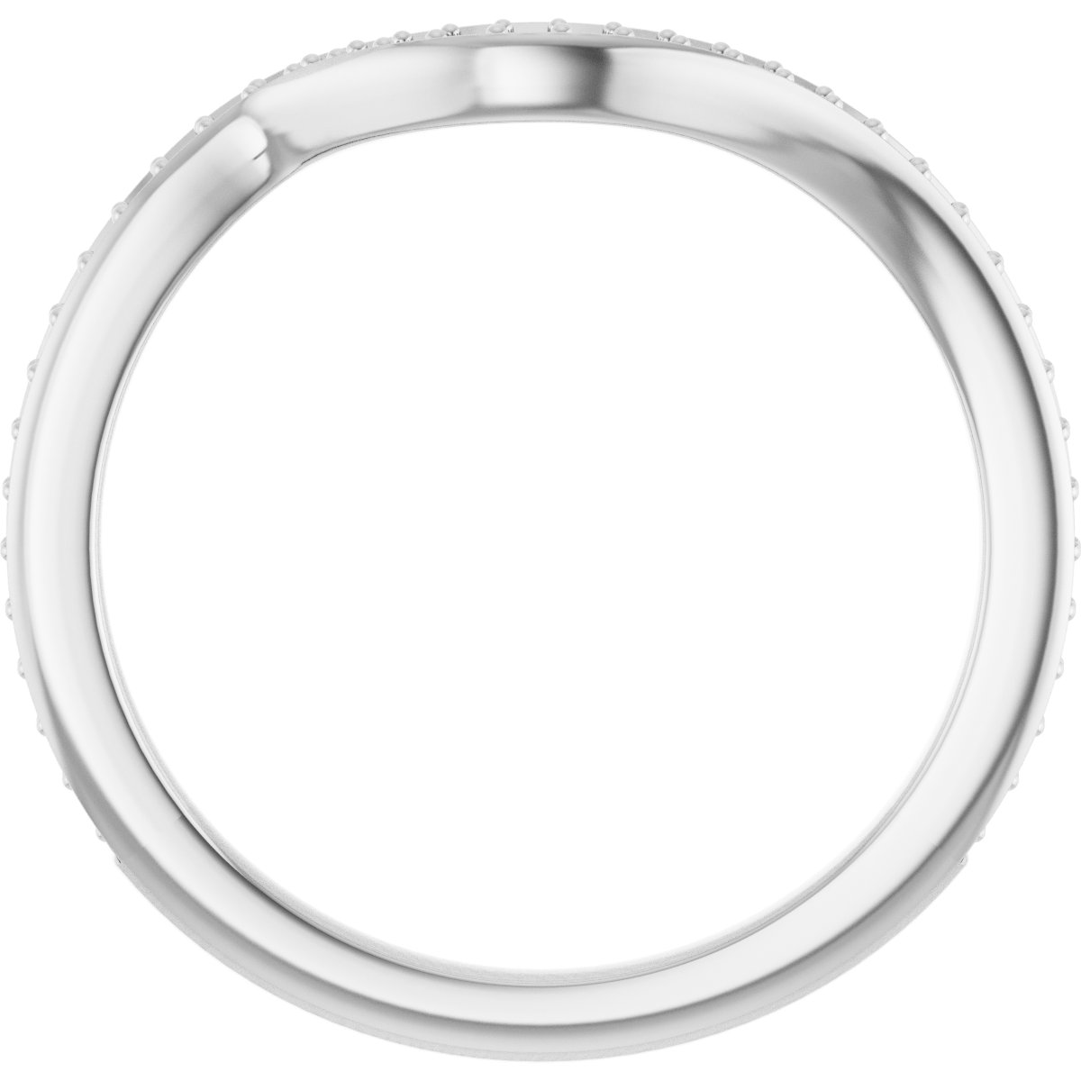 Band Mounting for 8 mm Cushion Ring view 2
