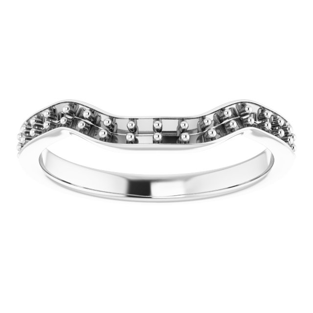 Band Mounting for 5.5x3.5 mm Pear Ring view 3