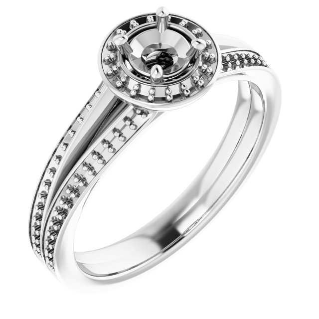 Halo-Style Engagement Ring