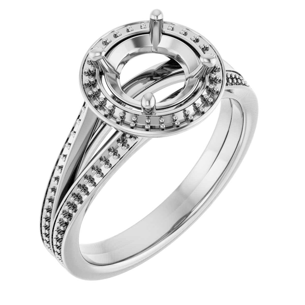 Halo-Style Engagement Ring