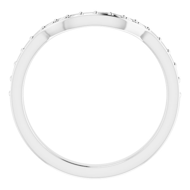 Band Mounting for 5.5x3.5 mm Pear Ring view 2