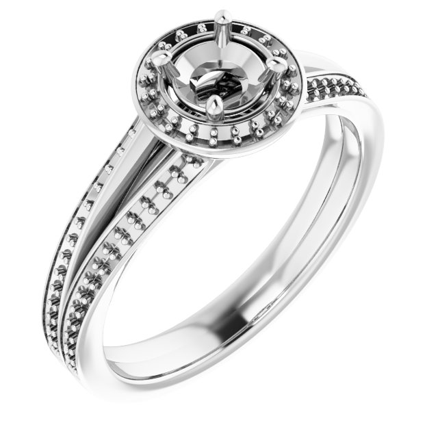 Halo-Style Engagement Ring