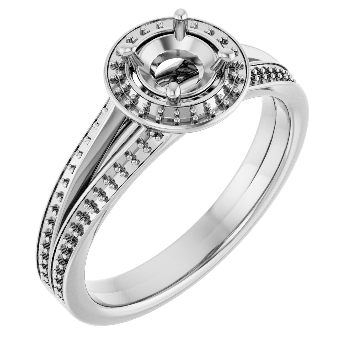 Halo-Style Engagement Ring