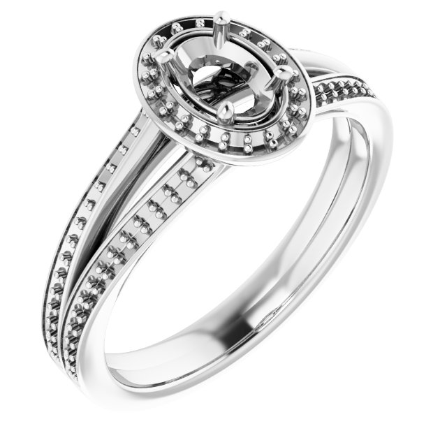 14k White Gold